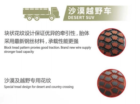 PNEU SPÉCIAL POUR SUV DU DÉSERT TOUT ACIER CHAOYANG Advance Brand Radial OTR 
